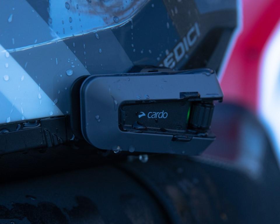 Cardo Packtalk Edge Duo-Waterproof Bluetooth Intercoms-Sound by JBL