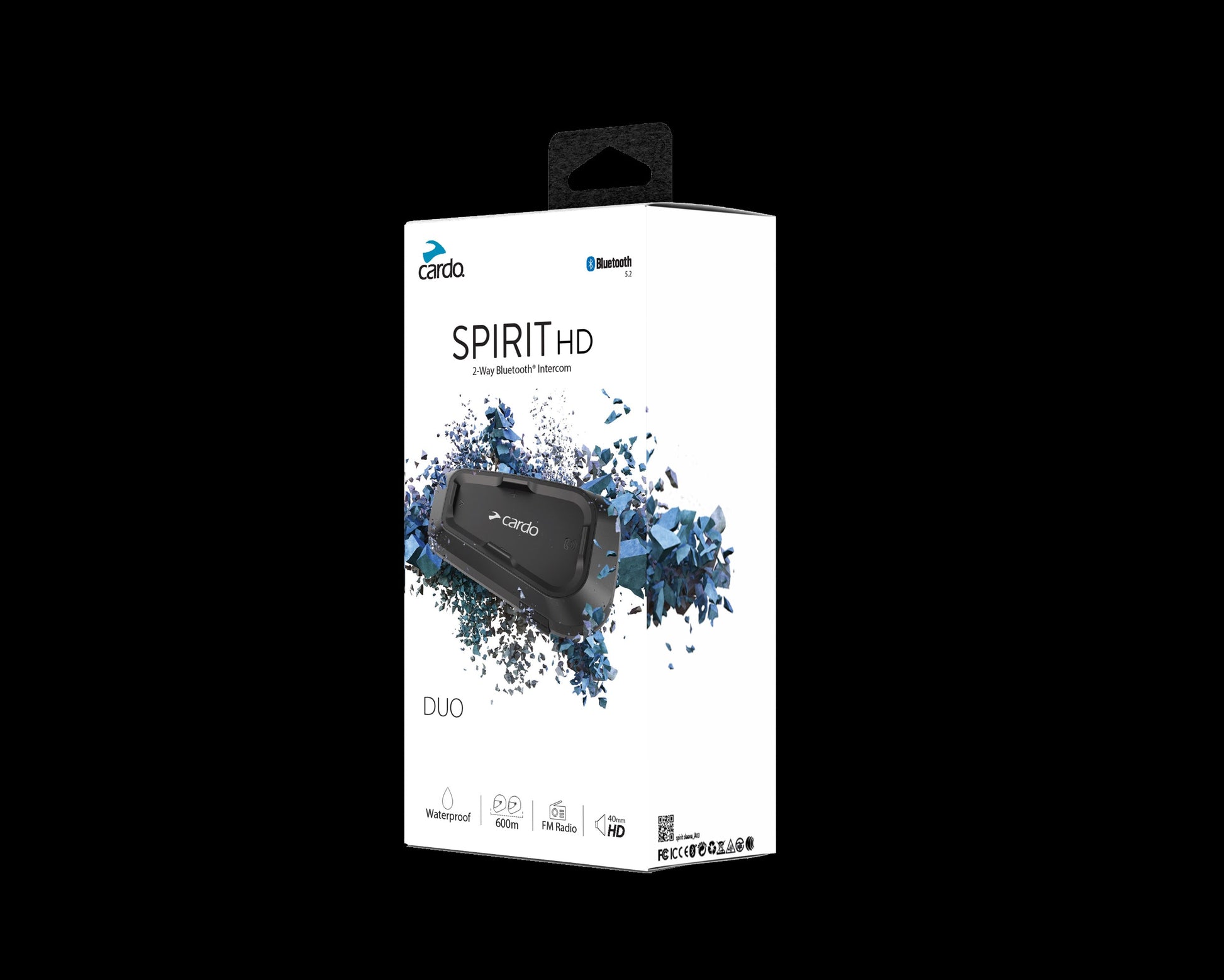 Cardo Spirit HD Duo Intercom with Premium Features