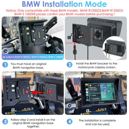 Carpuride Motorcycle Series Product Bracket, Custom-designed for BMW Motorcycles - Riders Junction