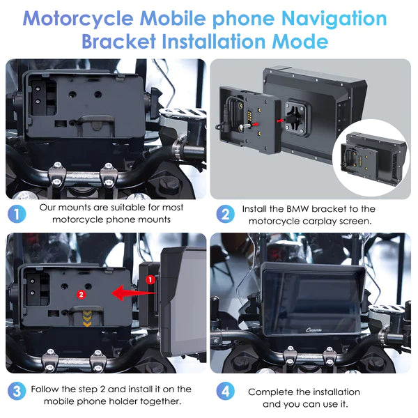 Carpuride Motorcycle Series Product Bracket, Custom-designed for BMW Motorcycles - Riders Junction