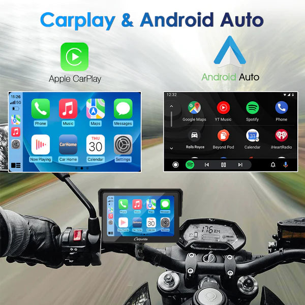 Carpuride W502 Wireless Portable Dual Bluetooth Waterproof IP67 Motorcycle Stereo - Riders Junction