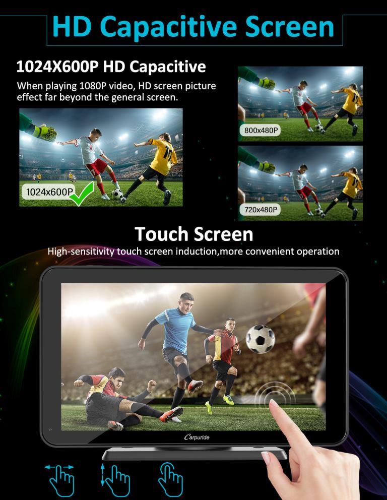 Carpuride W701 Plus Portable Wireless Car Stereo with Backup Camera, Support Install Apps - Riders Junction