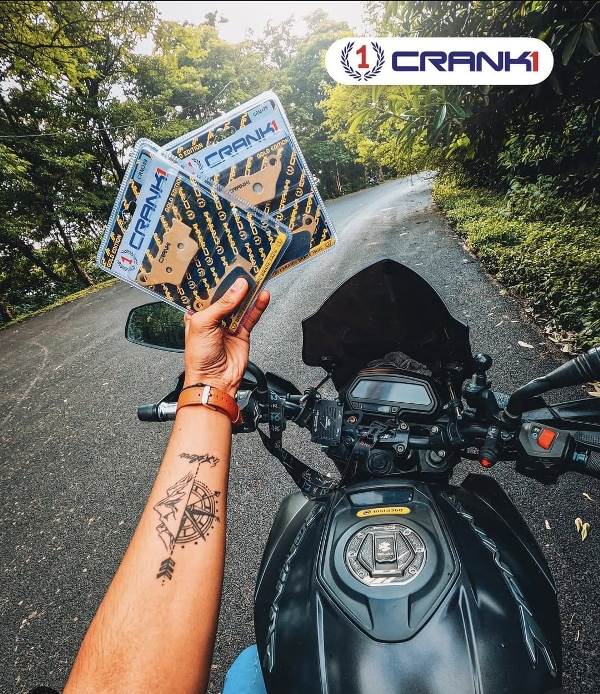 Crank1-Ceramic Brake Pads For Royal Enfield Meteor 350-Rear-CRM359