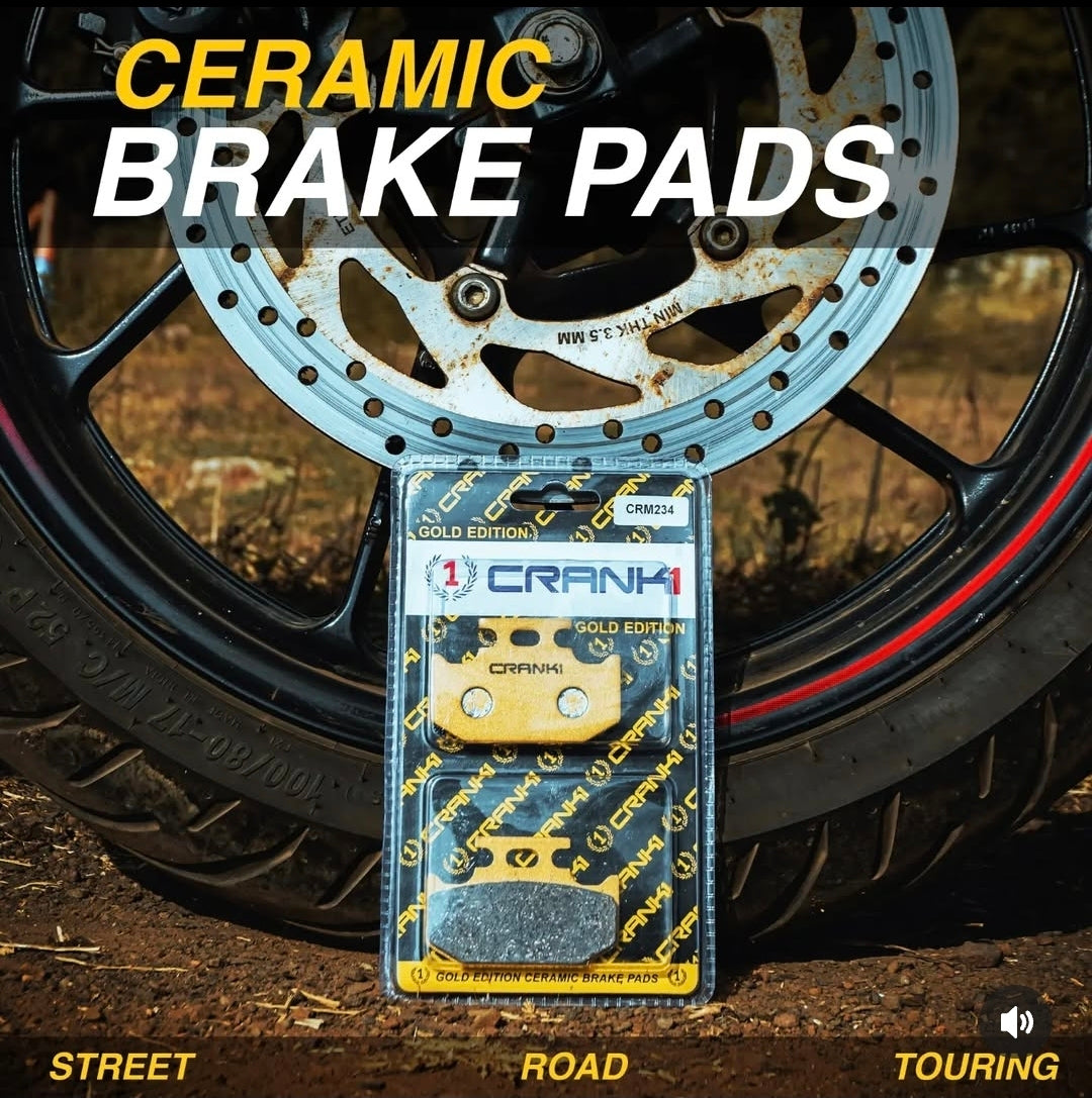Ceramic Brake Pads For Husqvarna Svartpilen 250 (2024 Onwards) - Front - CRM8609 - 1 Set - CRANK1