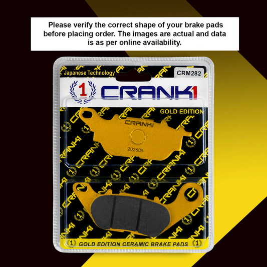 Ceramic Brake Pads For Yamaha YZF-R15 (2019-2020) - Front - CRM282 - 1 Set - CRANK1