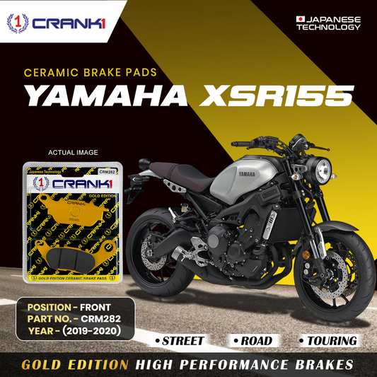 Ceramic Brake Pads For Yamaha XSR155 (2019-2020) - Front - CRM282 - 1 Set - CRANK1