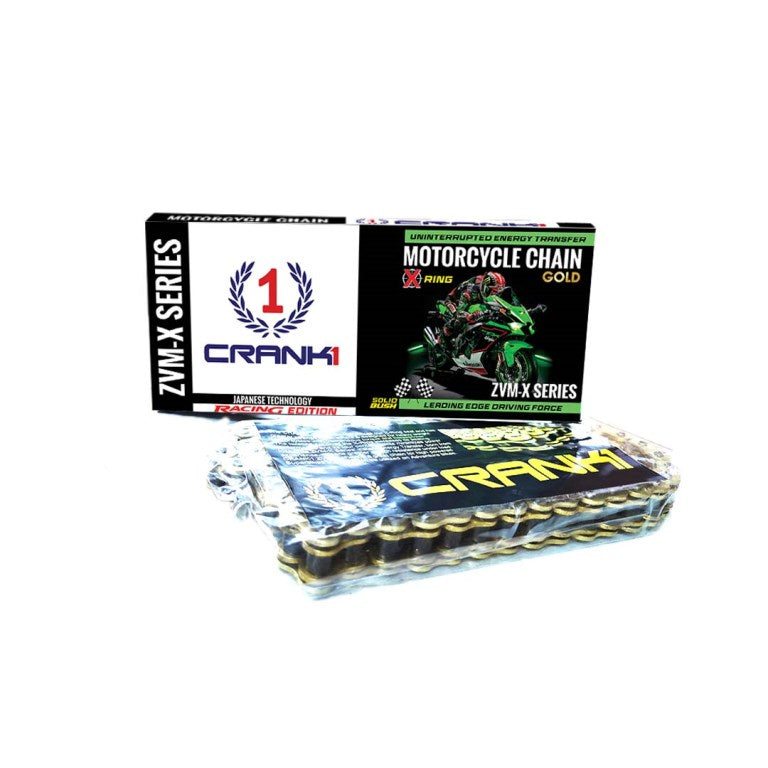 Chain For Triumph Street Twin (2016-2018)-520 Pitch Zvm-x-106l-gold-CRANK1