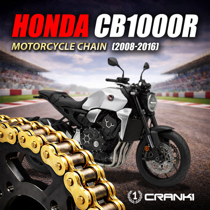 Chain For Honda CB1000R (2008-2016) - 530 Pitch x 116 Links Gold (ZVMX) - CRANK1