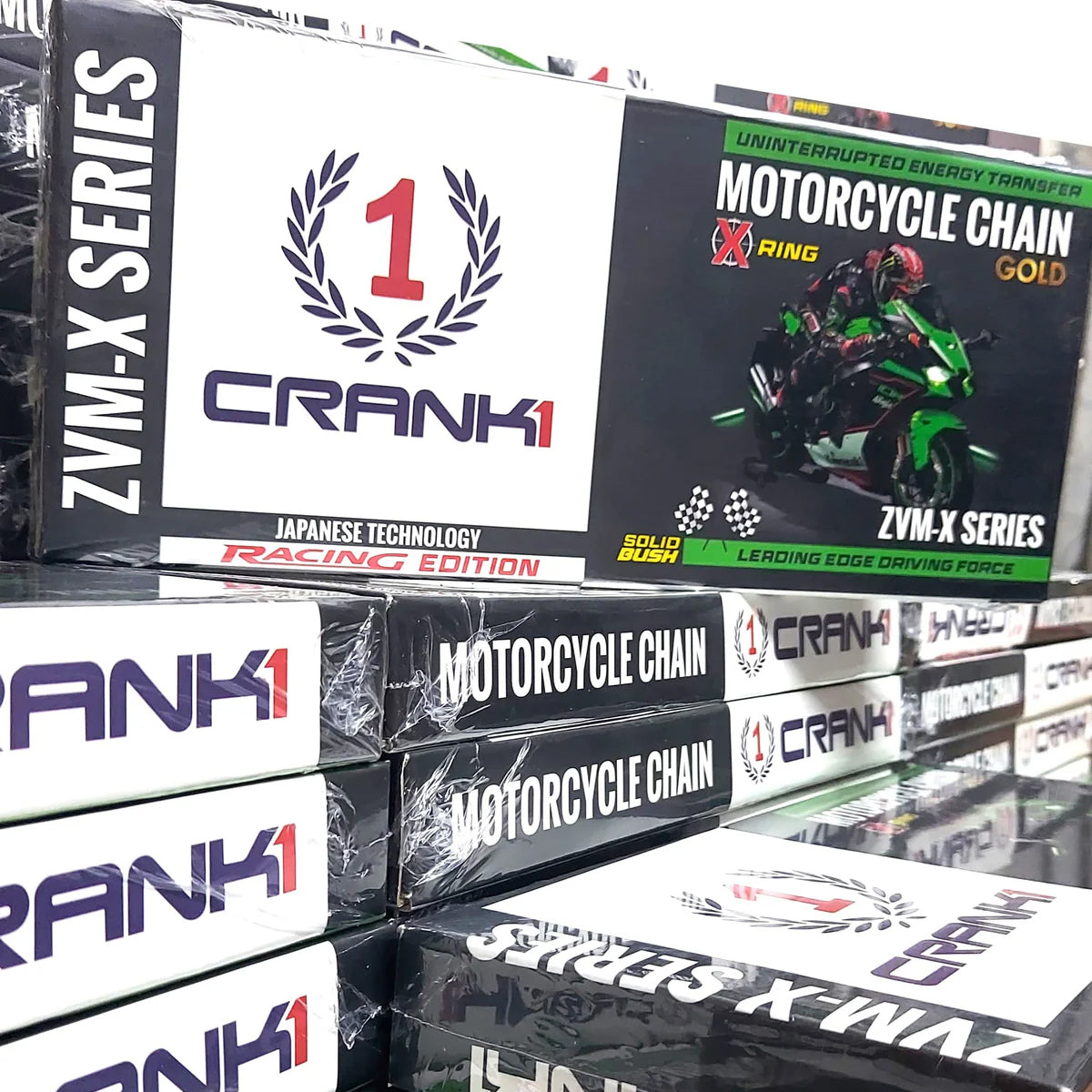 Chain For Honda CB500X (2019-2023) - 520 Pitch x 112 Links Gold (ZVMX) - CRANK1