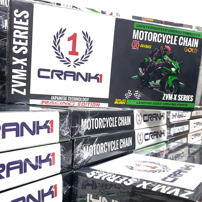 Chain For Triumph Tiger 900 Rally Pro (2024 Onwards) - 525 Pitch x 122 Links Gold (ZVMX) - CRANK1