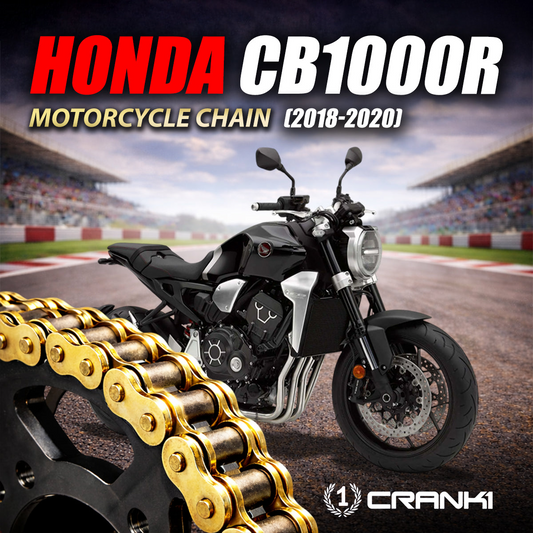 Chain For Honda CB1000R (2018-2020) - 525 Pitch x 116 Links Gold (ZVMX) - CRANK1