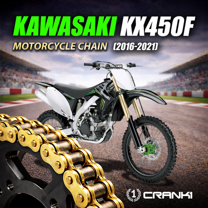 Chain For Kawasaki Z650RS (2022 Onwards) - 520 Pitch x 114 Links Gold (ZVMX) - CRANK1