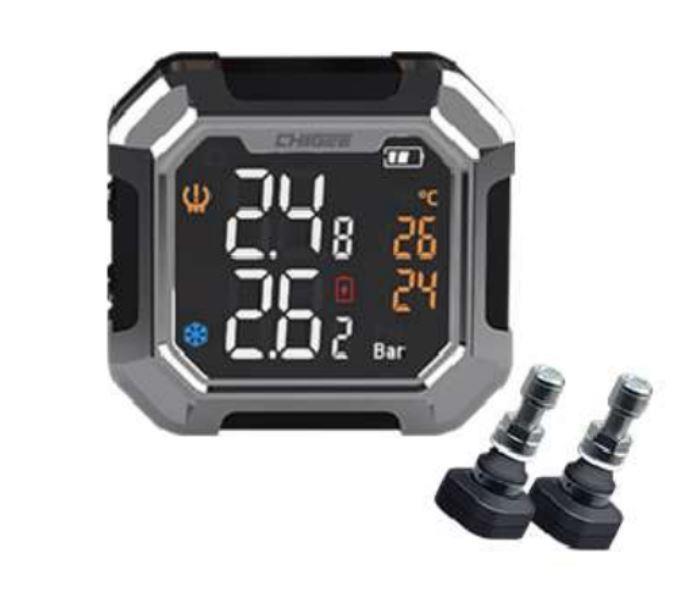 Chigee G3 Tire Pressure Monitor Built-in Tire Pressure Sensor-MFP0080 (Silver)