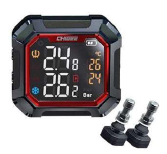 Chigee G3 Tire Pressure Monitor Built-in Tire Pressure Sensor-MFP0083 (Red)