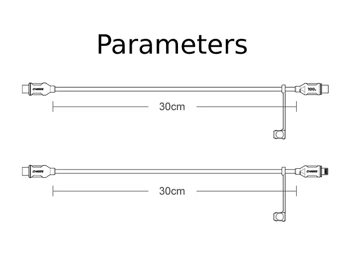 Chigee Type-C to Lightning Charging Data Cable - MFP0095
