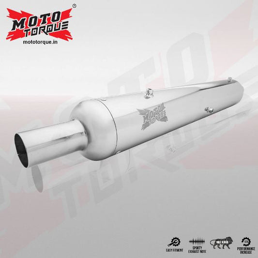 Moto Torque Chrome Platted Performance Exhaust-Replica - Chrome (BS4)-EXHAUST-00021
