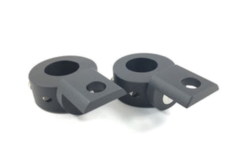 Clamps AUX Lights - Round Bars - Chromed - OY 001-C