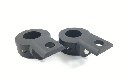 Clamps AUX Lights - Round Bars - Riders Junction