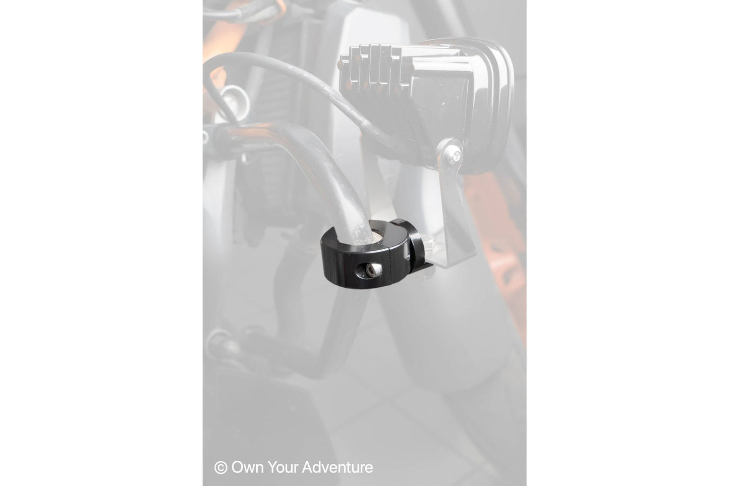 Clamps AUX Lights - Round Bars - Riders Junction