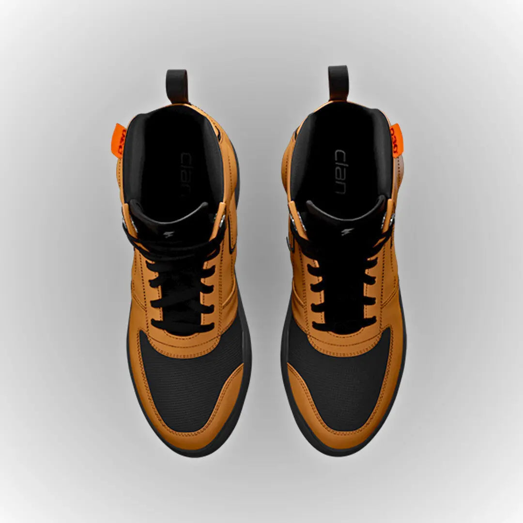 Clan Stealth Sneakers D3O WaterProof Riding Boots (Tan)