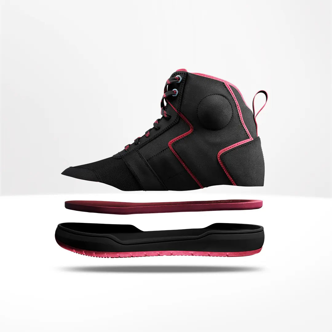 Clan Stealth-Riding Boots (Non-WP)-Red