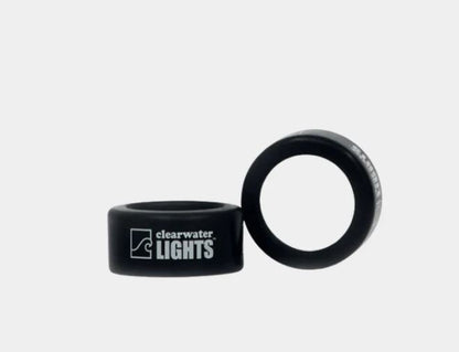 Clearwater Lights Amber/Clear Caps (Pair)