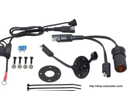Cliff Top Electrical Wiring for Tank Bags & Saddlebags Complete Kit - PO PTB 004