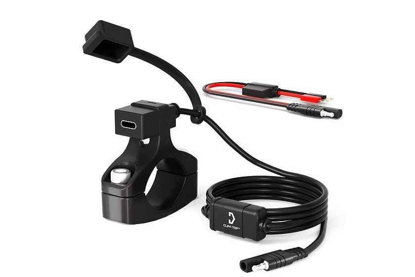 Cliff Top Handlebar Mounted 18W PD USB-C + QC 3.0 (Mini) - TY-B1003