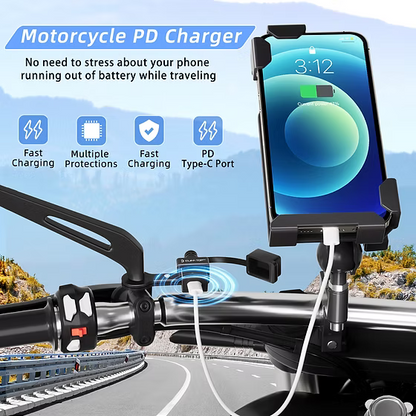 Cliff Top Mirror Mounted 18W PD USB-C (TY-A1019)