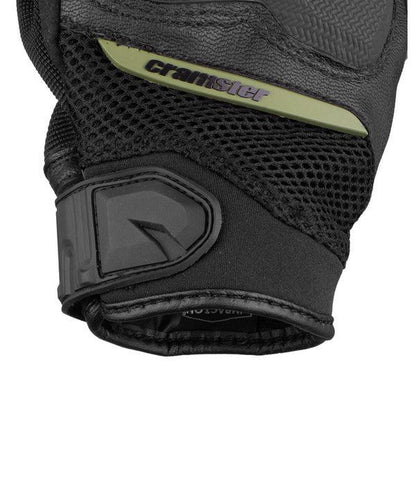 Cramster Breezer Gloves -Black Olive-Green