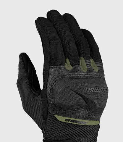 Cramster Breezer Gloves -Black Olive-Green