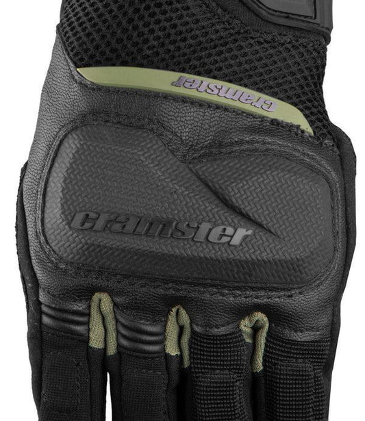 Cramster Breezer Gloves -Black Olive-Green