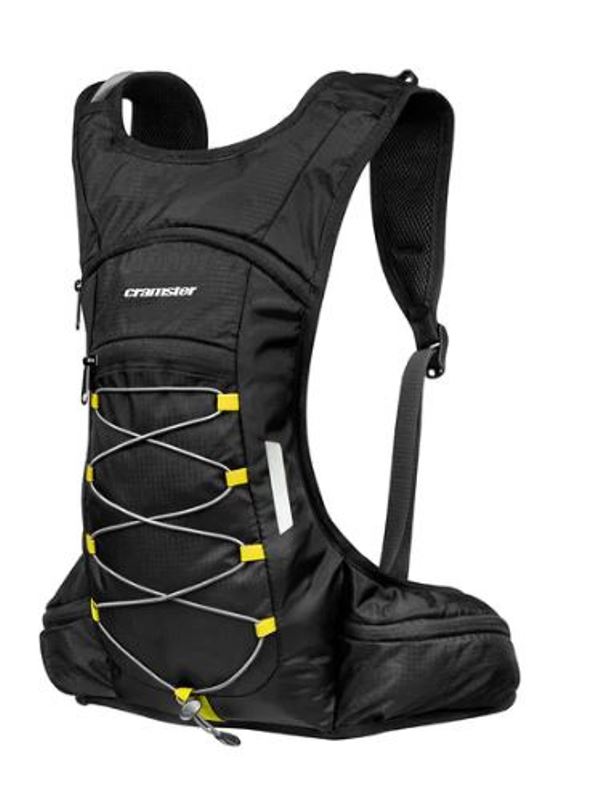 Cramster-Oasis Hydration Backpack (Shell) Black Yellow 2L