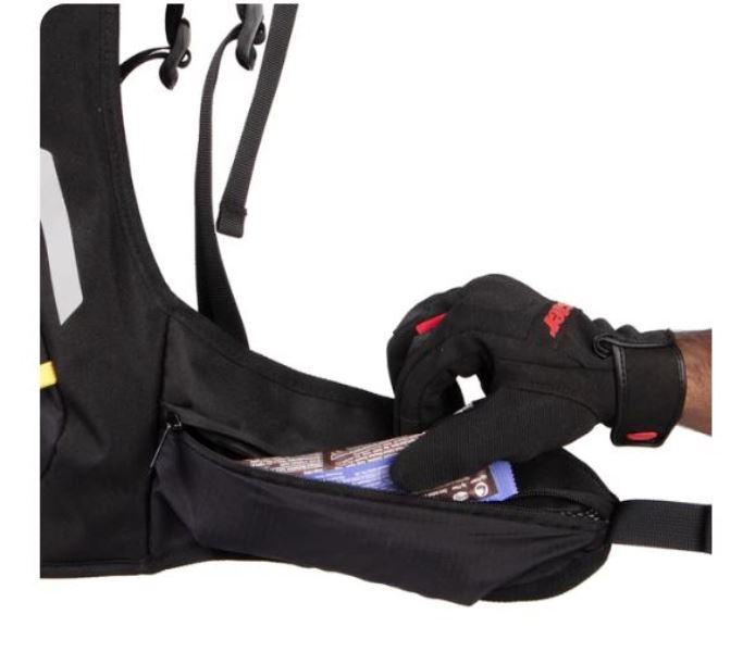 Cramster-Oasis Hydration Backpack (Shell) Black Yellow 2L