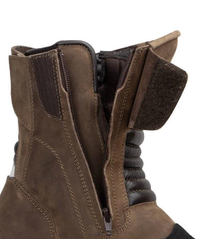 Cramster Flux Motorcycle Touring Boots - Brown