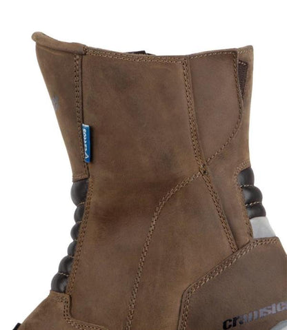 Cramster Flux Motorcycle Touring Boots - Brown