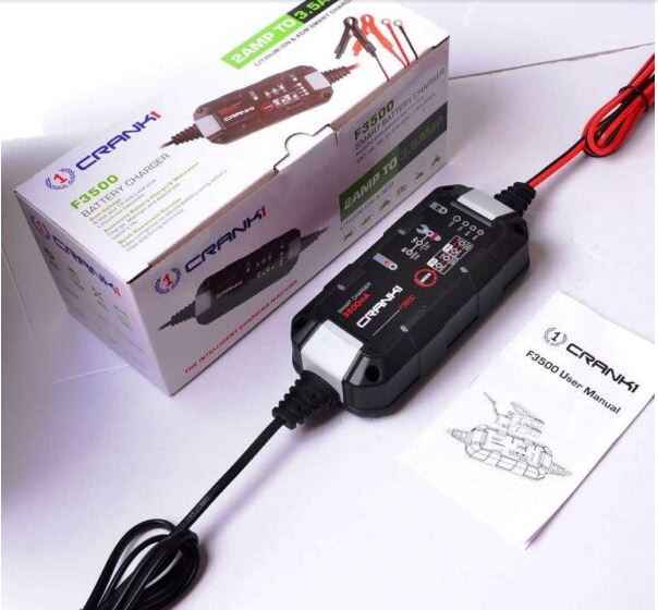 Crank1 Intellegent Battery Charger - Car / Bike / EV Battery