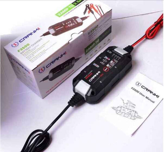 Crank1 Intellegent Battery Charger - Car / Bike / EV Battery