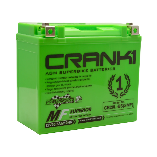 Crank1 Battery for Honda Gold Wing CB20L-BS - Riders Junction
