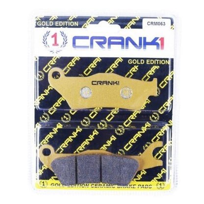 Crank1-Ceramic Brake Pads For Suzuki Gixxer SF 155 BS6-Front-CRM063