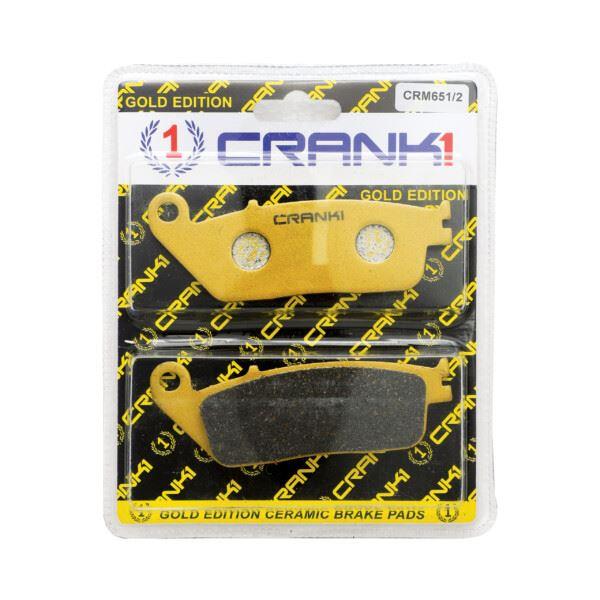 Crank1-Ceramic Brake Pads For Kawasaki Versys 300-Front-CRM651/2 (2 Set)