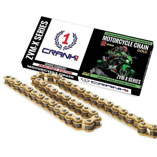 Crank1 Chain - 530 Pitch x 120 Links Gold (ZVMX)