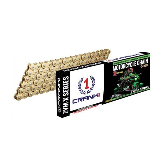 Crank1 Chain-530 Pitch x 124 Links Gold (ZVMX)