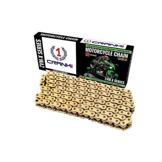 Crank1 Chain For Honda CBR 1000 RR Fireblade (2008-2013) – 530 Pitch x 118 Links Gold (ZVMX)