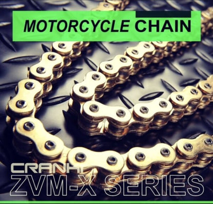 Crank1 Chain - 530 Pitch x 120 Links Gold (ZVMX)