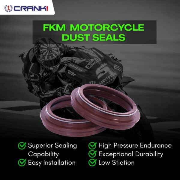 Crank1-Fork Dust Seals Pair For BMW RNineT (2014-2016)– CPD57-170