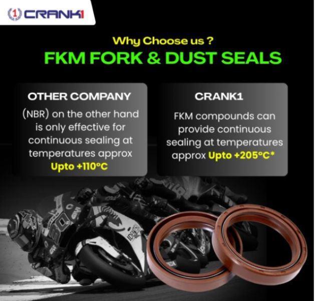 Crank1 Fork Oil Seals Pair For Suzuki M1800R Intruder 2006-2014 CPF465811