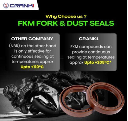 Crank1 Fork Oil Seals Pair For Suzuki M1800R Intruder 2006-2014 CPF465811