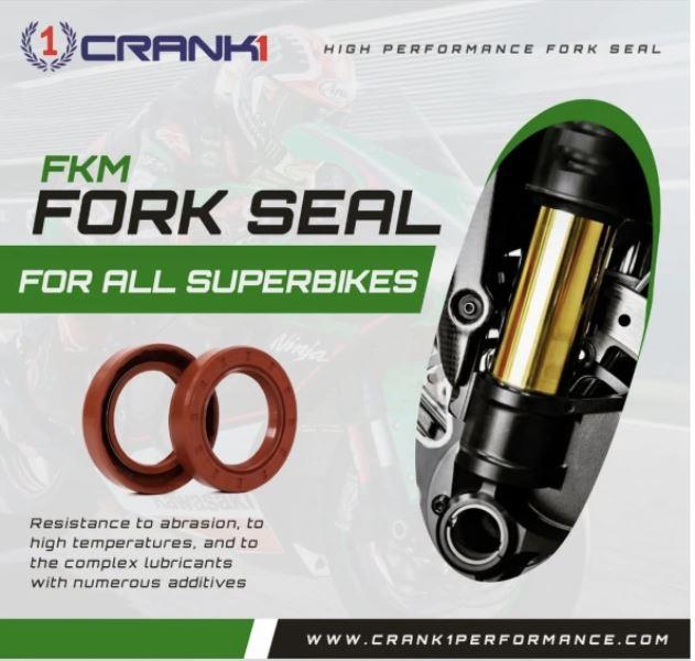 Crank1 Fork Oil Seals Pair For Suzuki M1800R Intruder 2006-2014 CPF465811