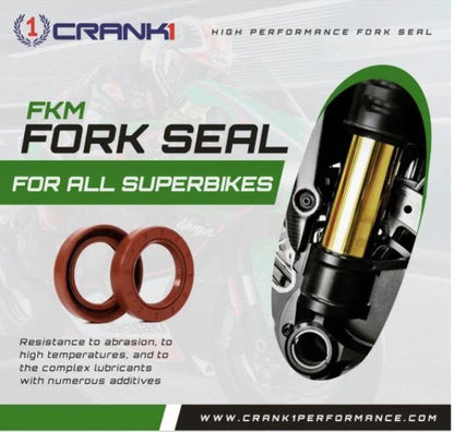 Crank1 Fork Oil Seals Pair For Suzuki M1800R Intruder 2006-2014 CPF465811